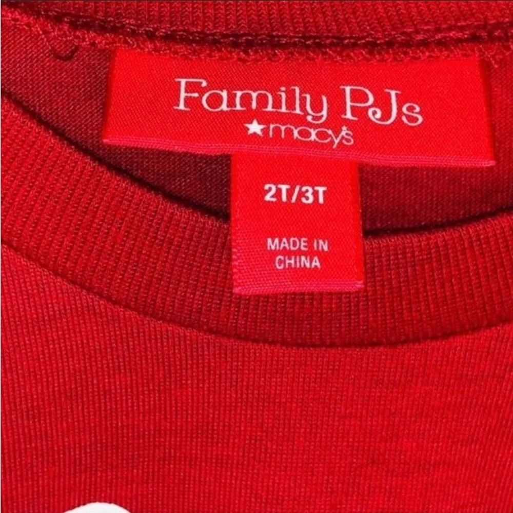 2T/3T-Macy's “Family PJ’s” Merry Snowflakes Pajamas Set-Kid’s NWT - Picture 3 of 8